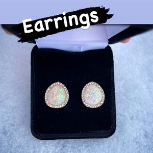 Beautiful opal earrings